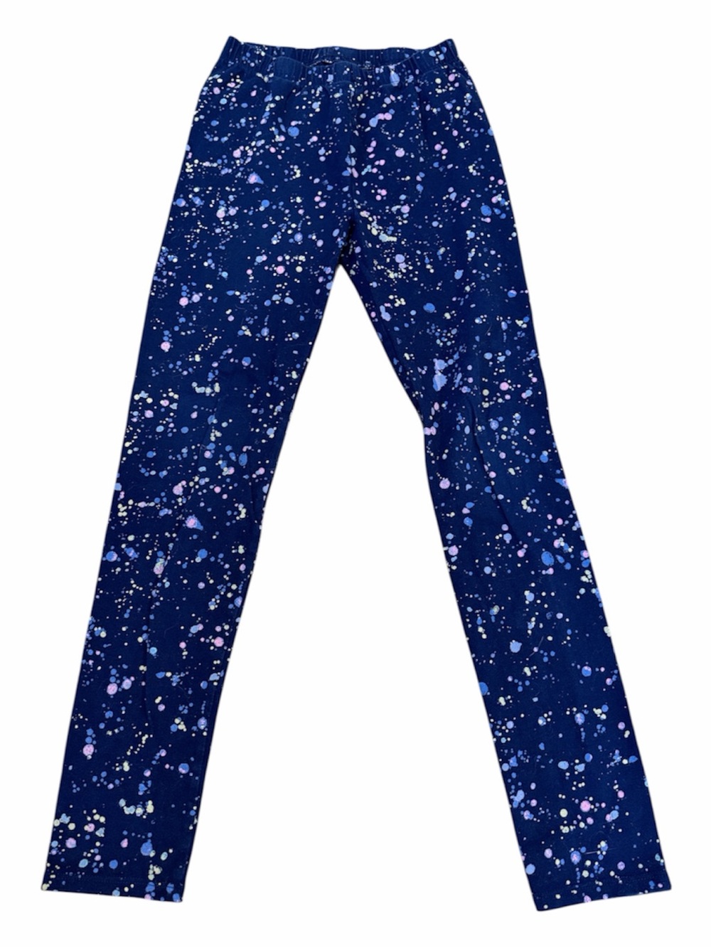 GAP Girl’s Navy Leggings with Multicolor Splatter